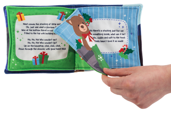 Up on the House Top Soft Christmas Book