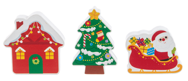 Christmas Wood Toy Play Set