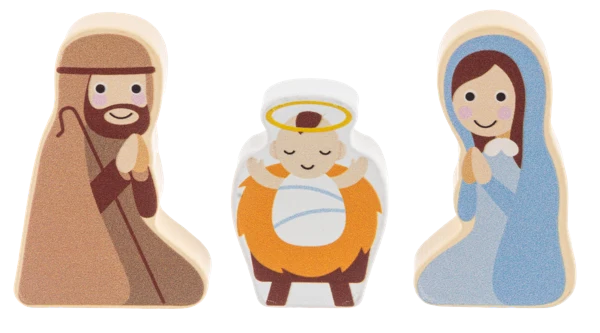 Nativity-Toy Play Set-Wood-12pc