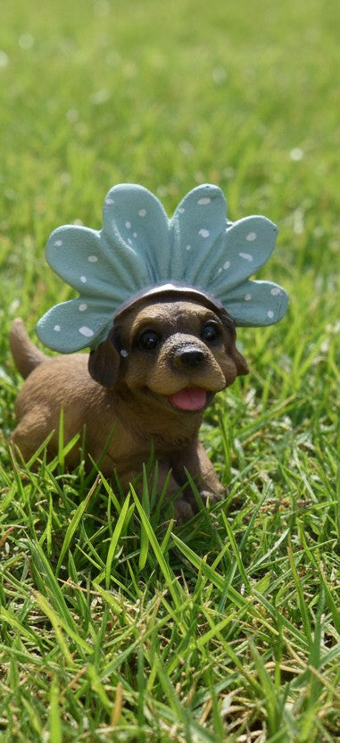 Easter dog figurines