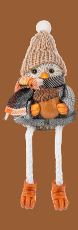 Sweater Weather Bird Shelf sitters