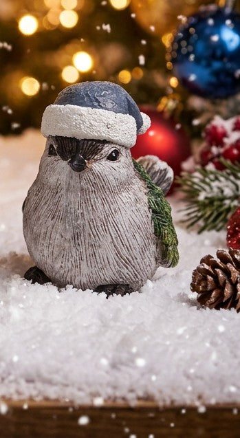 Winter Bird Figurines