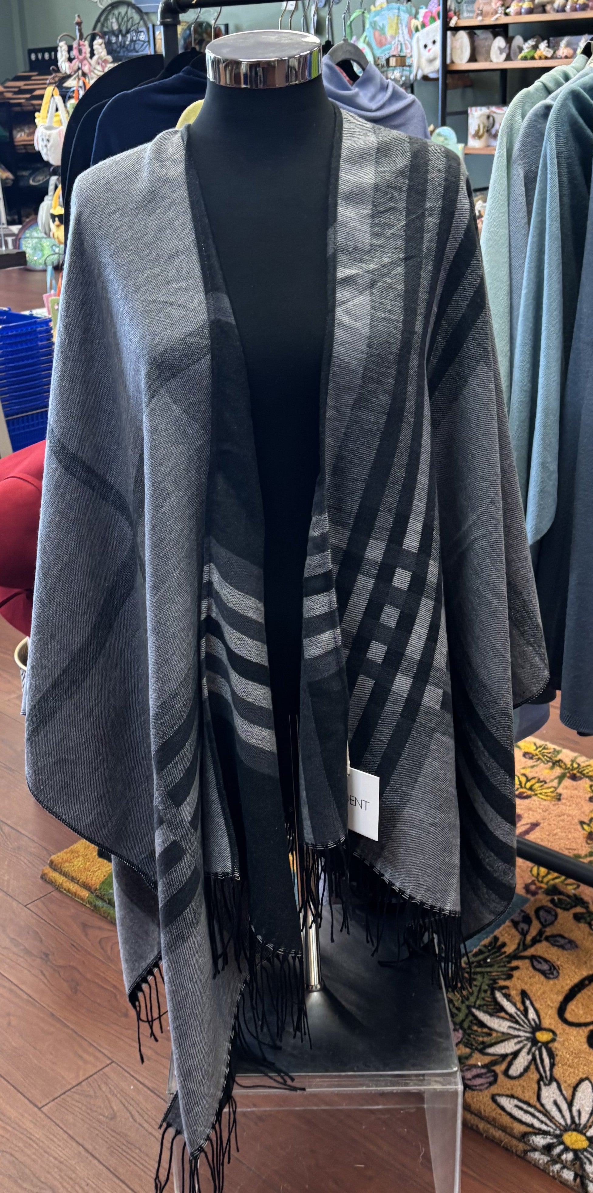 Paola Plaid Wrap