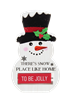 Snowman Spinning Signs