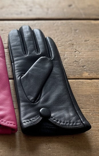Vegan Leather Ladies Gloves