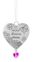 Language of Love Heart Zinc Ornaments