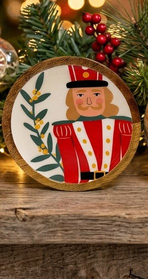 Mango wood Nutcracker small tray