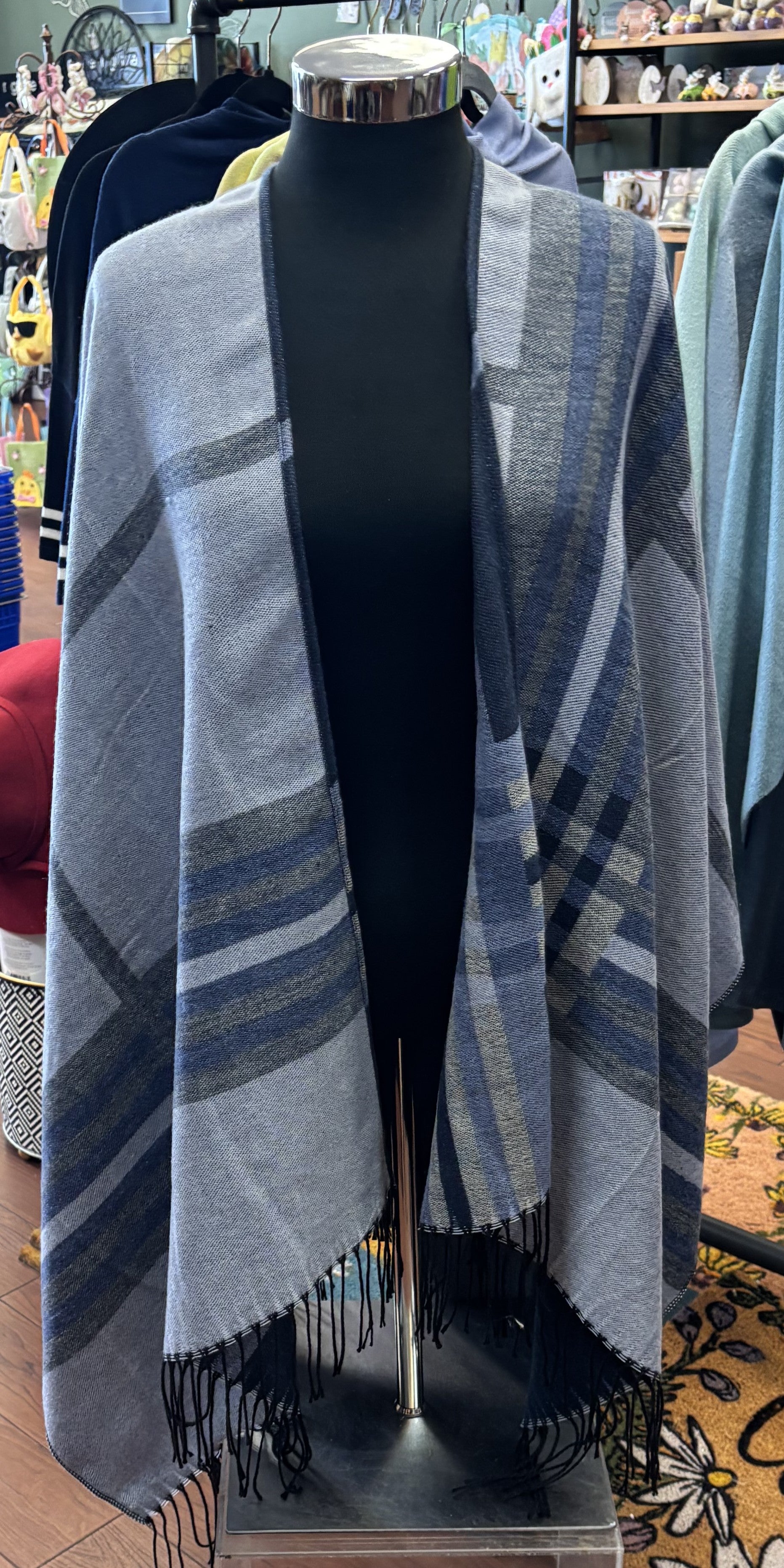 Paola Plaid Wrap