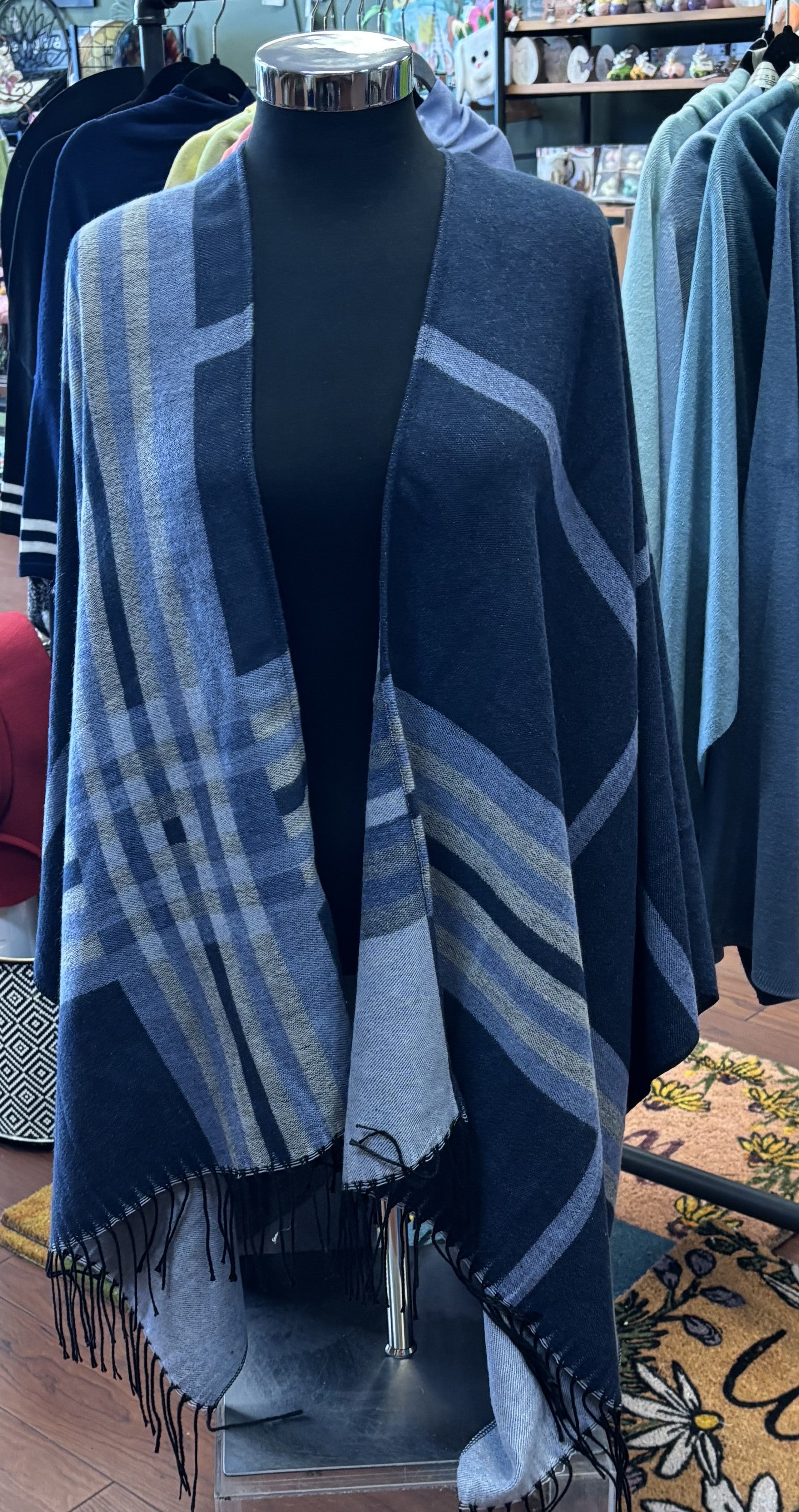 Paola Plaid Wrap