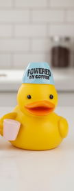 Coffee Lovers Duck Figurines