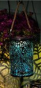Laser Cut Spider Web Solar Lantern, 9