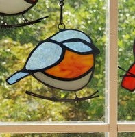 Stained Glass Bird Sun Catchers