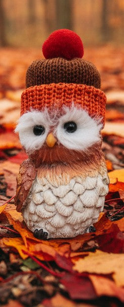 Fall Owl Figurine
