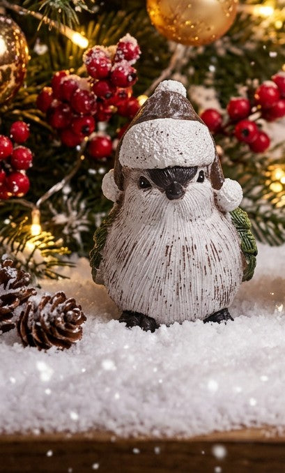 Winter Bird Figurines