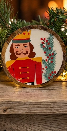 Mango wood Nutcracker small tray