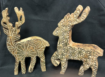 Golden Reindeer figures