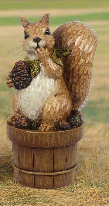 Fall Squirrel figurines