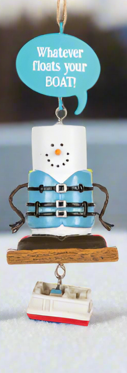 S'mores Boating Ornaments