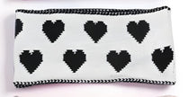 Hearts knitted head band