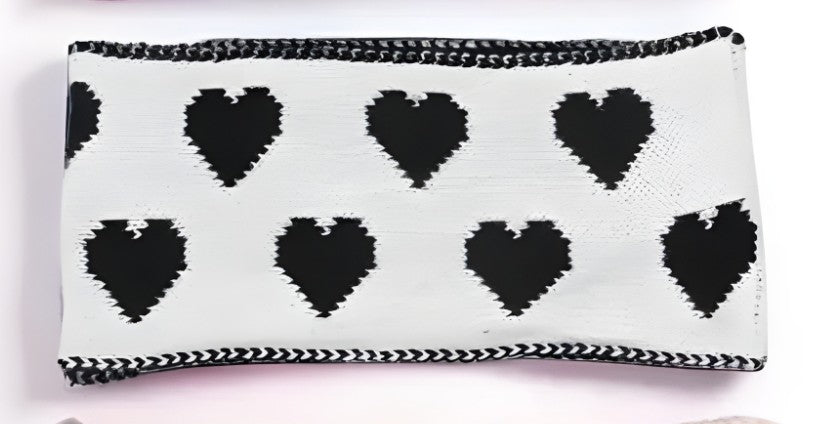 Hearts knitted head band