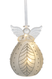 Luxury LED Glass Angel Ornament