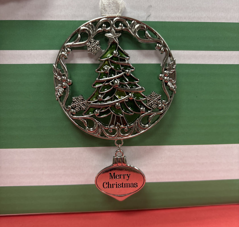 Stained Glass Christmas Ornament Assortment