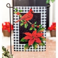 Cardinal Holiday Garden Flag