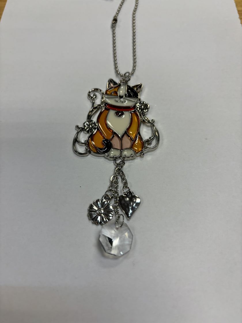 stained glass hanging charms