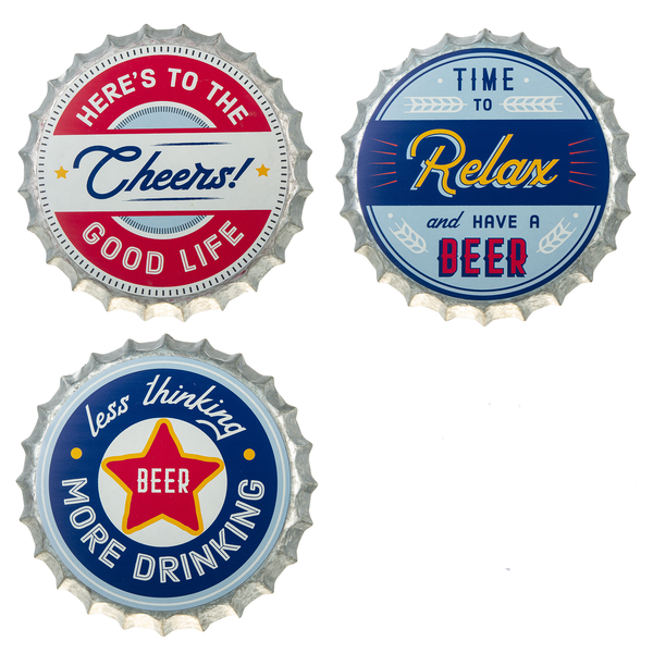 Beer Cap Wall Sign