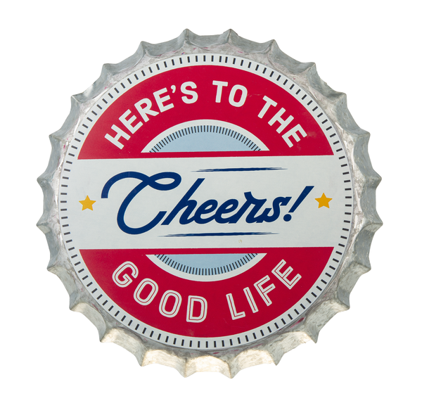 Beer Cap Wall Sign