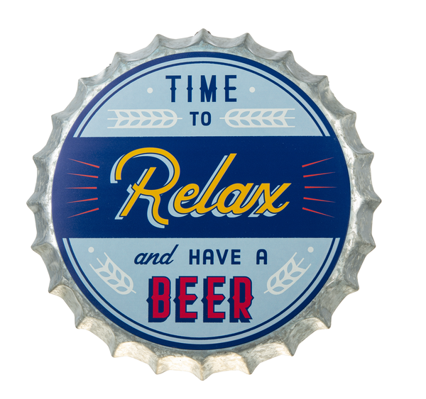 Beer Cap Wall Sign