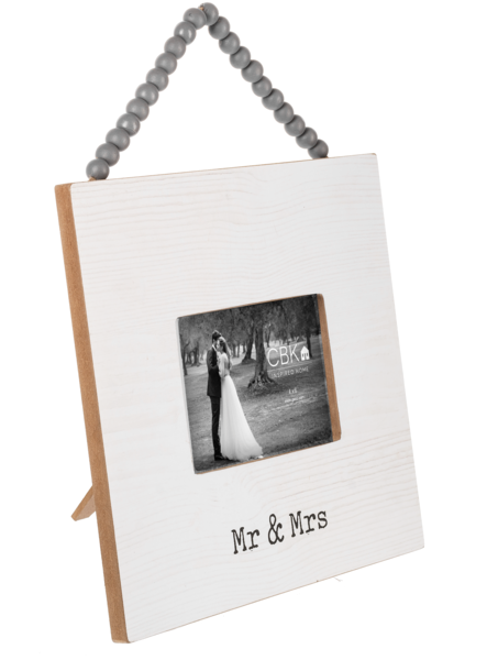 Beaded 4X6 Wedding Photo Frame