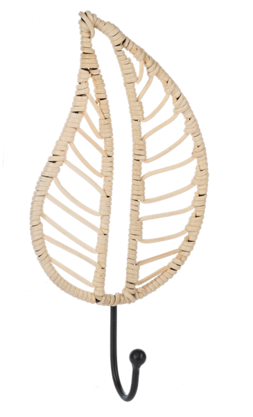 Natural Woven Leaf Hooks