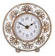 Carved Flower Desk Clock