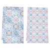 Vintage Tile Pattern Tea Towel
