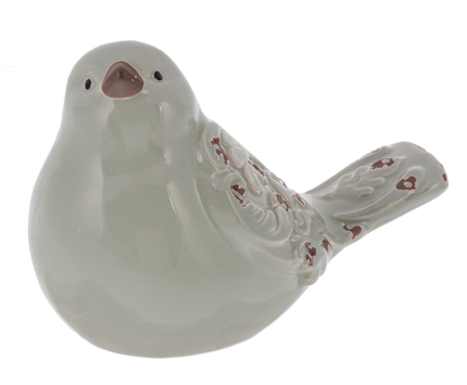 Distressed Scroll Wing Bird