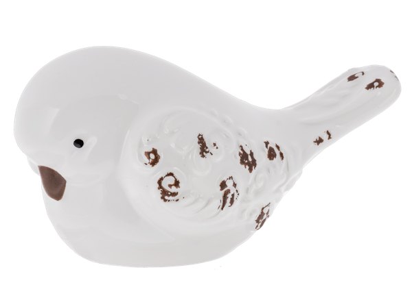 Distressed Scroll Wing Bird