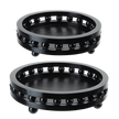 Black Round Beaded Tray