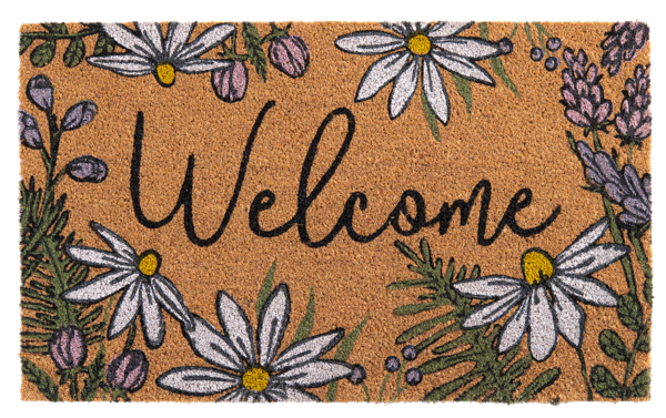 Blooming Flower Welcome Doormat