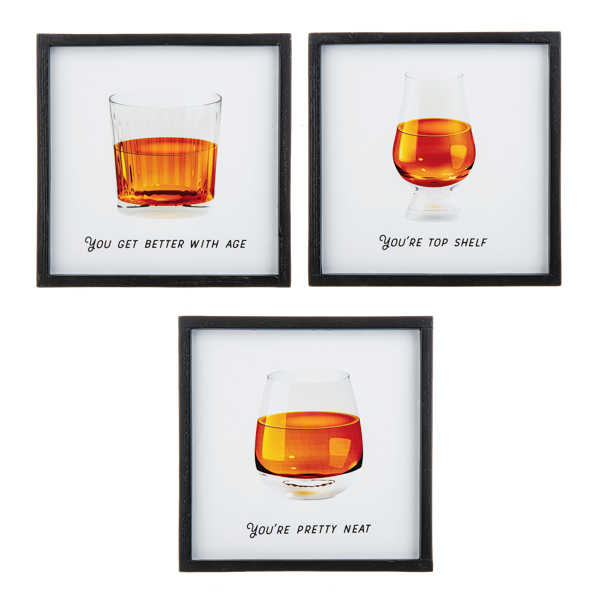 Whiskey Humor Wall Decor