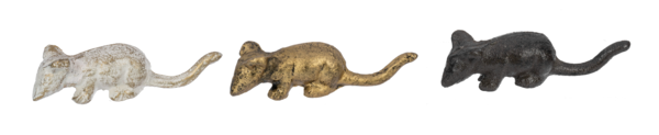 Mini Metal Mice Decor