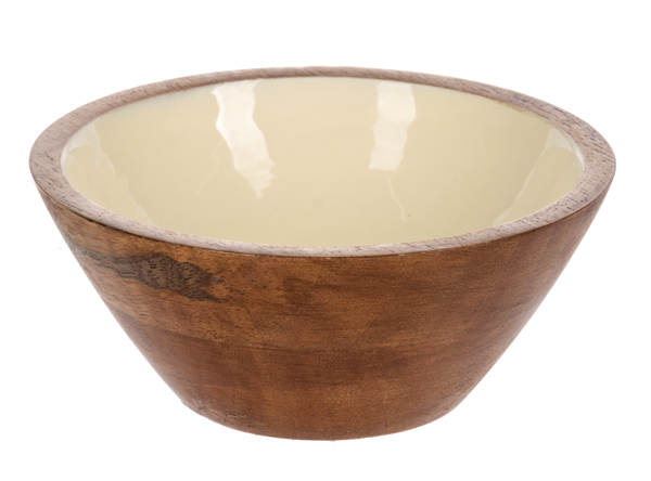 Ivory Inlay Dip Bowl