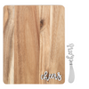 Silver Cheers Rectangle Cutting Board & Spreader