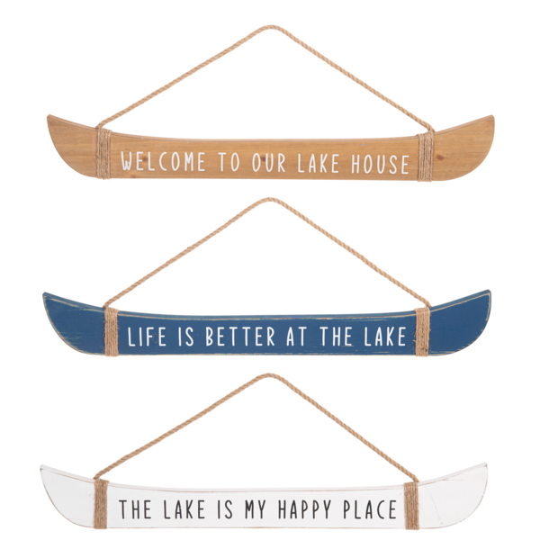 Lake Canoe Wall Decor