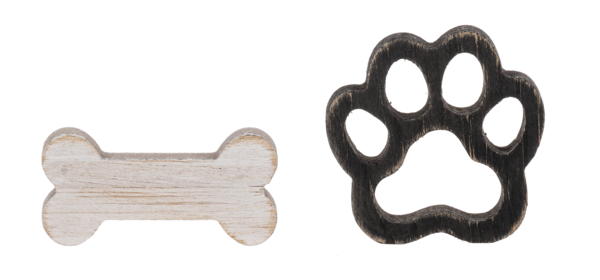 Paw & Bone Tabletop Tic-Tac-Toe Board