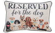 Reserved for the Dog Lumbar Pillow