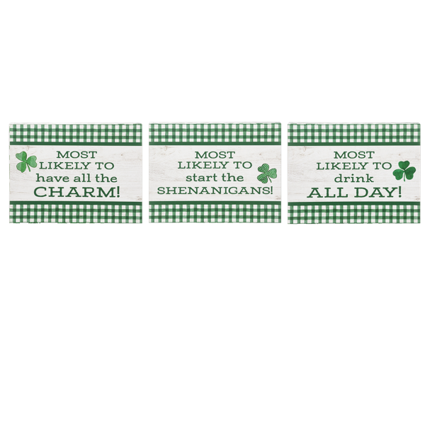 St. Patrick's Day Humor Blocks