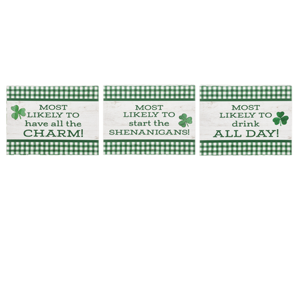 St. Patrick's Day Humor Blocks