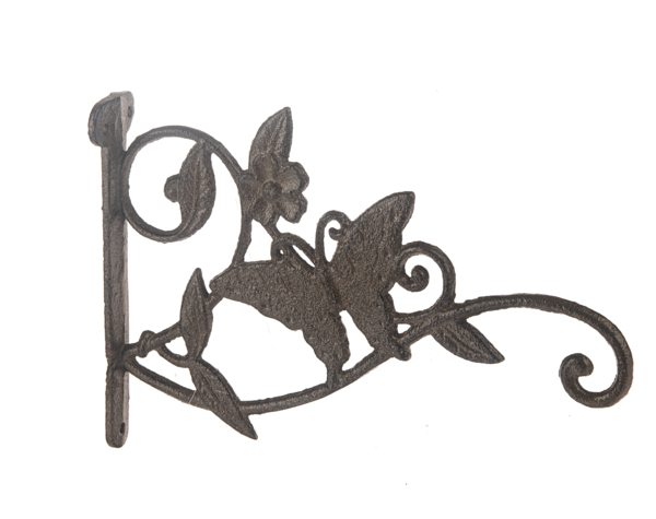 Cast-Iron Butterfly Plant/Sign Hanger