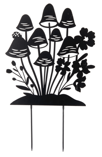 Oversized Laser Cut Mushroom Yard Stake